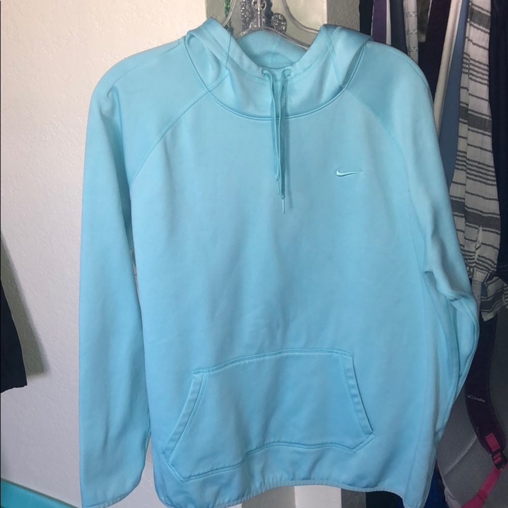 Turquoise Nike hoodie